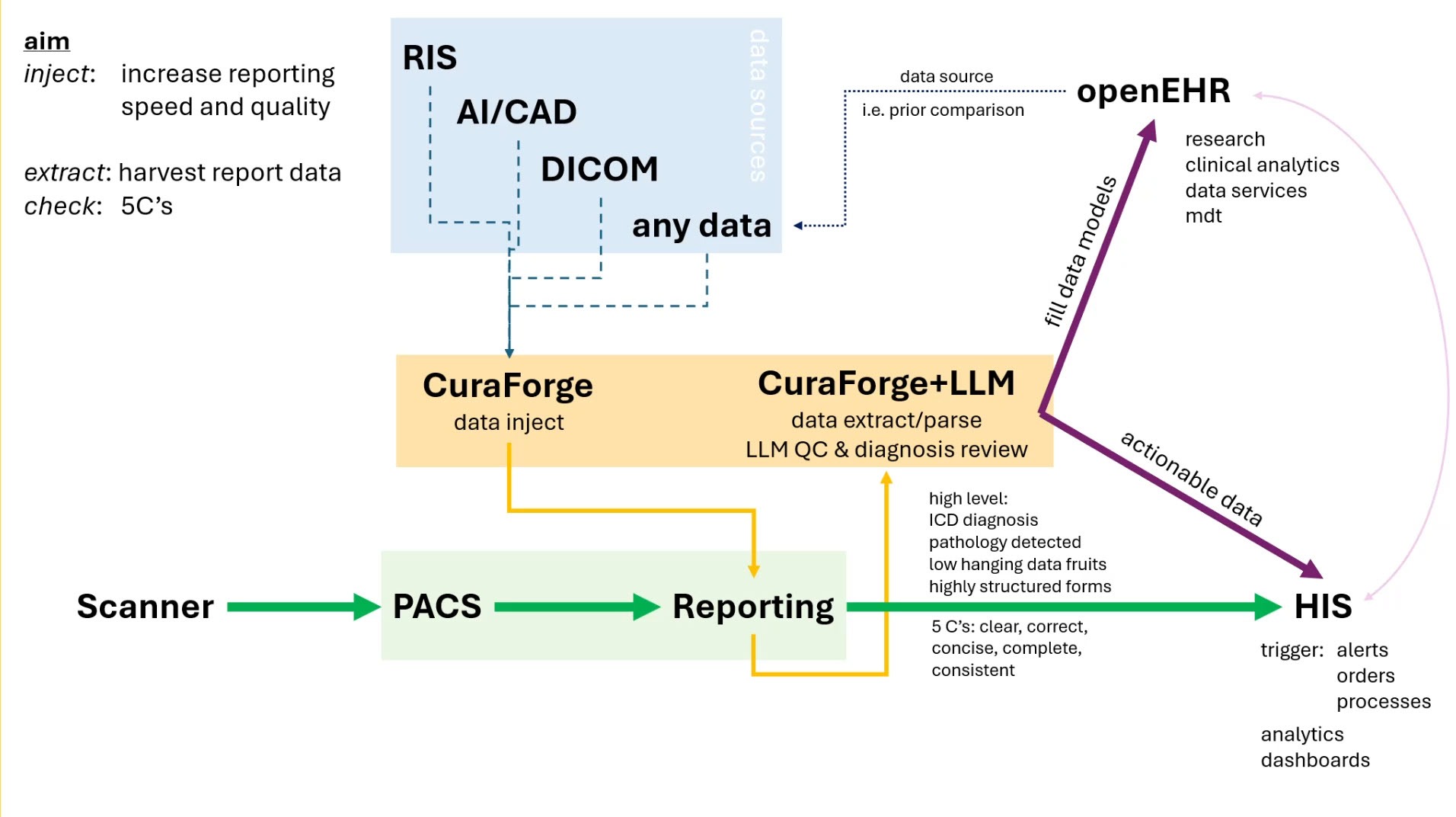 CuraForge Application Workflow